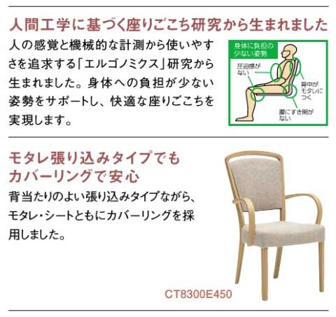 カリモク家具（KARIMOKU FURNITURE） カリモク CT8305 DT8841 食堂椅子