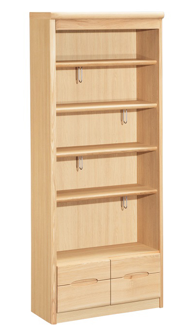 【カリモク】本棚　書棚　ブックシェルフ カリモク家具 カリモク 書棚 HT2365 幅72.4cm ブックシェルフ