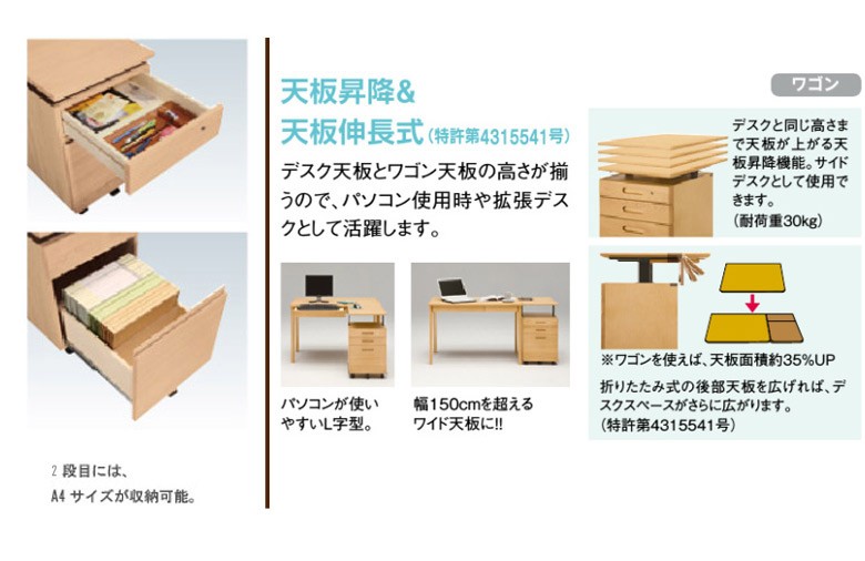カリモク家具（KARIMOKU FURNITURE） カリモク SS0476 デスクワゴン