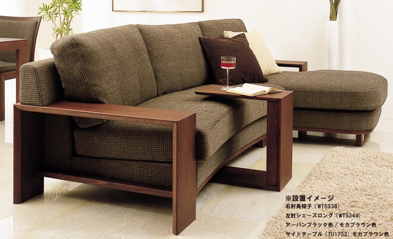 カリモク WT53モデル WT5303 WT5353 3Pソファ 布張りトリプルソファー 三人掛椅子 長椅子 ファブリック カバーリング 日本製家具