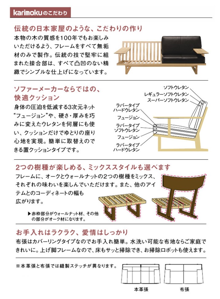 カリモク家具（KARIMOKU FURNITURE） カリモク WU47モデル WU4723 3P