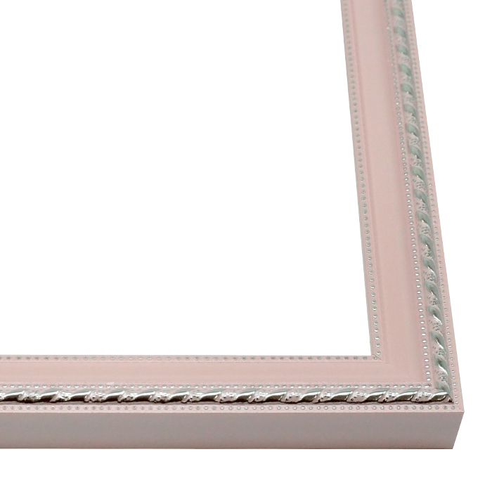 正方形額縁 8131 250角(250×250mm) ピンク/アイボリー 前面UVカットアクリル仕様｜e-frame｜04