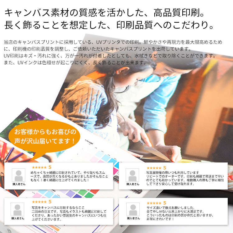 【表面光沢仕上げ】キャンバスプリント F3（273×220mm） |  | 06