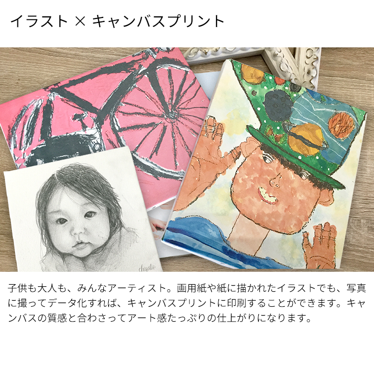 【表面光沢仕上げ】キャンバスプリント F3（273×220mm） |  | 11