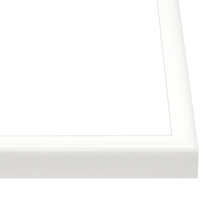 ホワイト　写真額縁 万丈（VANJOH） Vインチ額 六切・KG判対応 ホワイト 壁掛け フォト