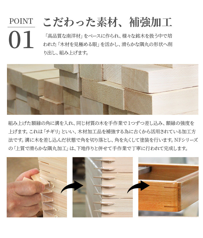 国産高級叙勲額 NF-J-3 勲記寸法：594×420mm用 叙勲勲章ケース収納型