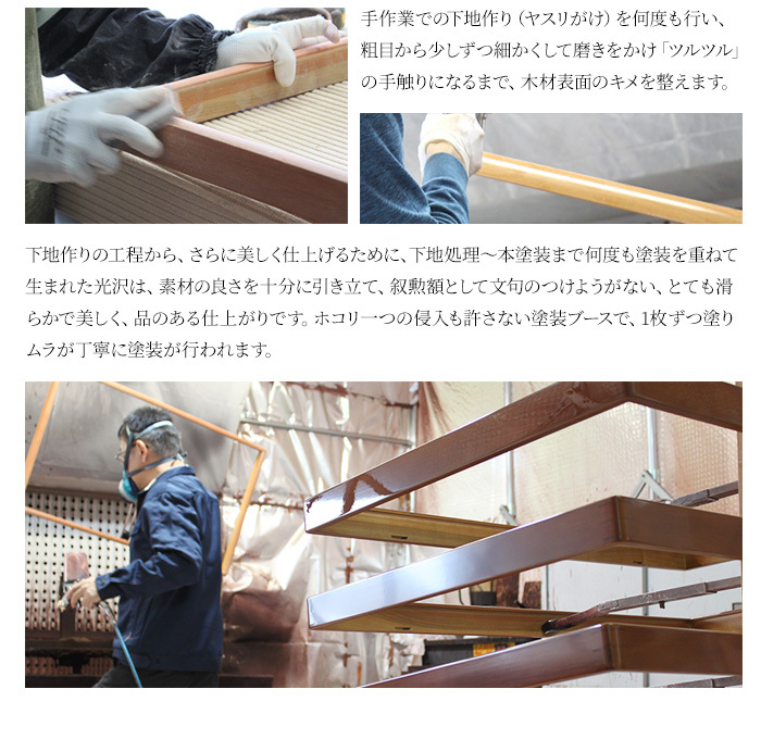 国産高級叙勲額 NF-J-5 勲記寸法：594×420mm用 勲記勲章位記三つ