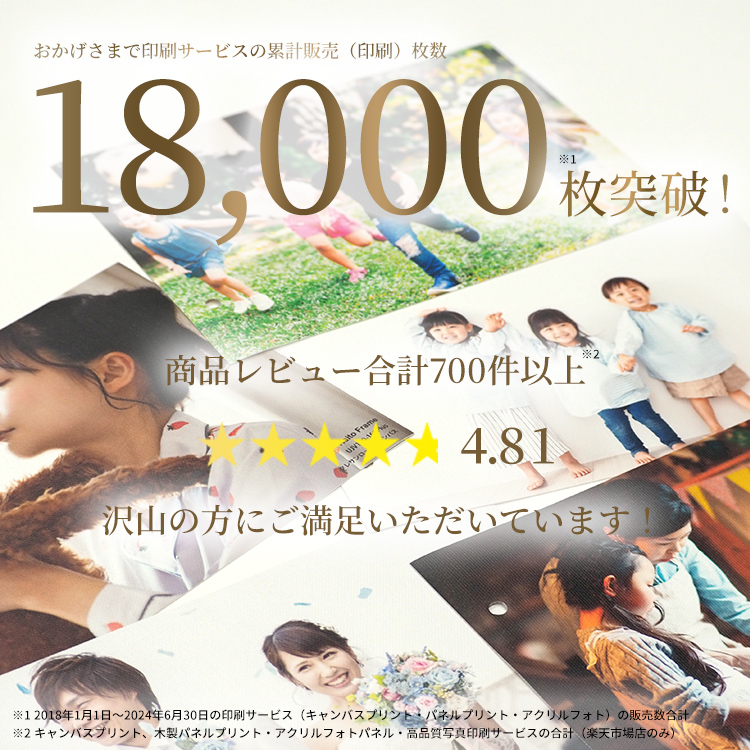 高品質写真・ポスター印刷 合成紙印刷 A2（594×420mm）フチ無し