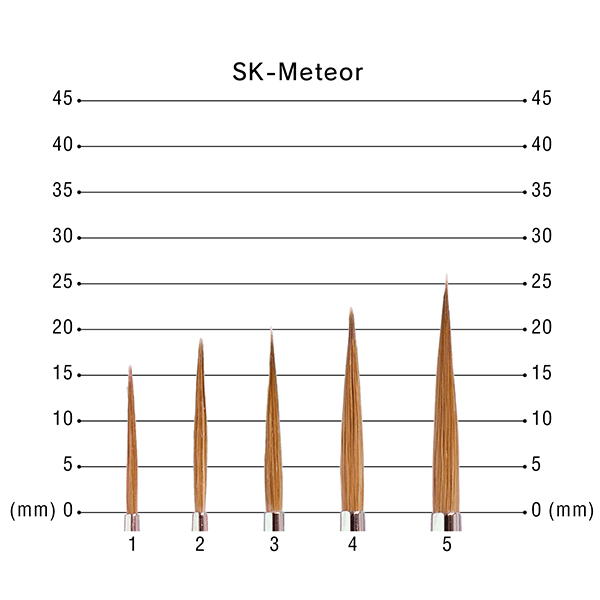 ナムラ水彩筆 SK-Meteor(メテオ) No.5 コリンスキーセーブル毛 : 843495 : 陶芸.com e-画材.com Yahoo!店 -  通販 - Yahoo!ショッピング