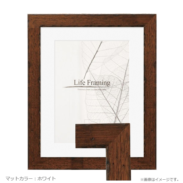 茶色の水墨画 木製フレーム付き 茶色の水墨画 木製フレーム付き 【公式通販】
