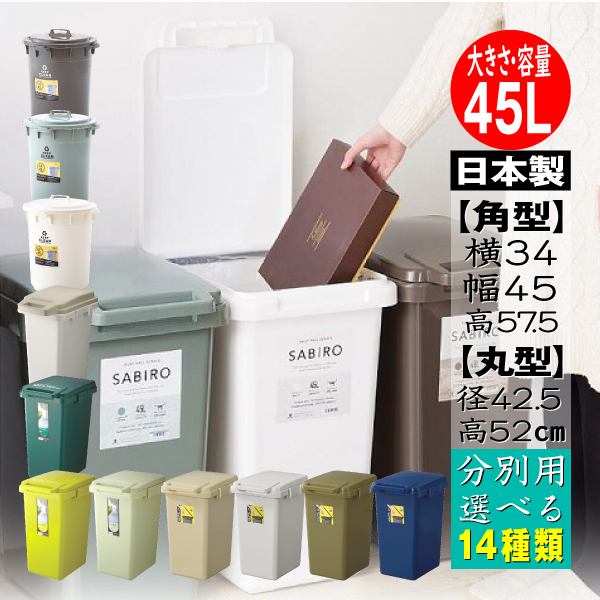 ゴミ箱 ダストボックス おしゃれ 45リットル 45l 屋外 分別 キッチン スリム 上 下 ラック 北欧 安い 激安 大容量 リビング 蓋付 収納 縦型 臭わない 大型 隙間｜e-giftshop3