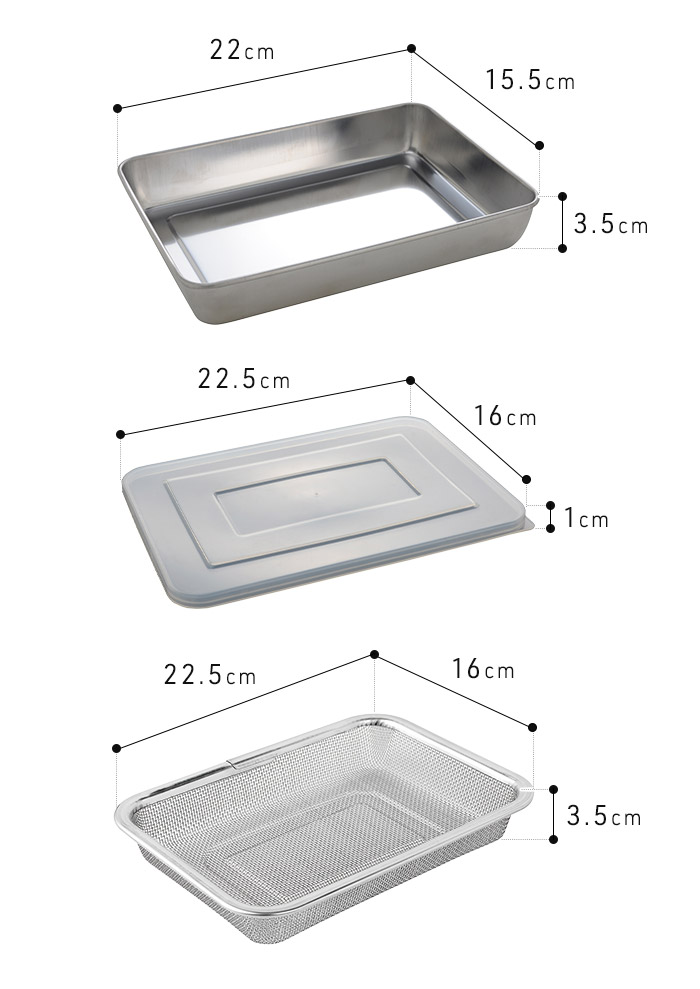 ステンレス製アウトドア皿4枚×7セット 楽天市場】ザル2点セット 19cm 25cm 浅型 ステンレス製 日本製