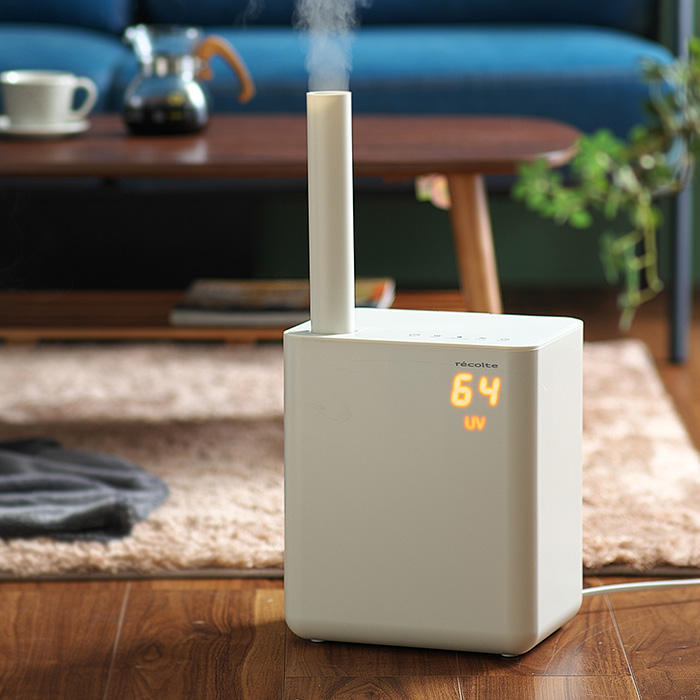 THREEUP（スリーアップ） 多機能スチーム加湿器 スチームポット ST