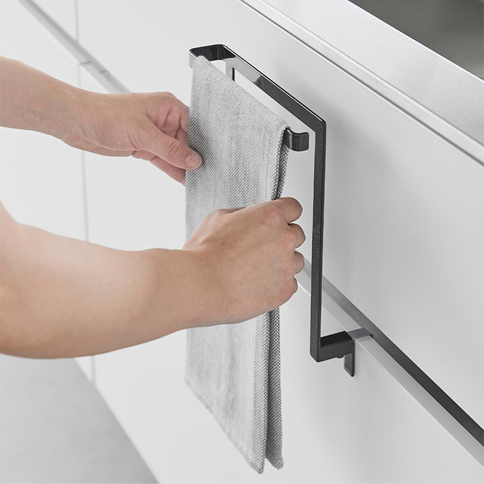 tower キッチンシンク下収納扉タオルハンガー タワー H20.5 山崎実業