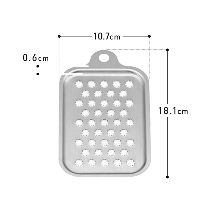 家事問屋 おろしプレート おろし器 大根おろし 日本製 燕三条 システムバット1/4対応 食洗機対応 ステンレス製 | 家事問屋 | 01