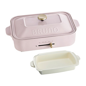 ブルーノ BRUNO コンパクトホットプレート 深鍋セット コンパクト たこ焼き器 おしゃれ プレート 焼肉 焼き肉 ホーロー風 ホーロー | BRUNO | 01