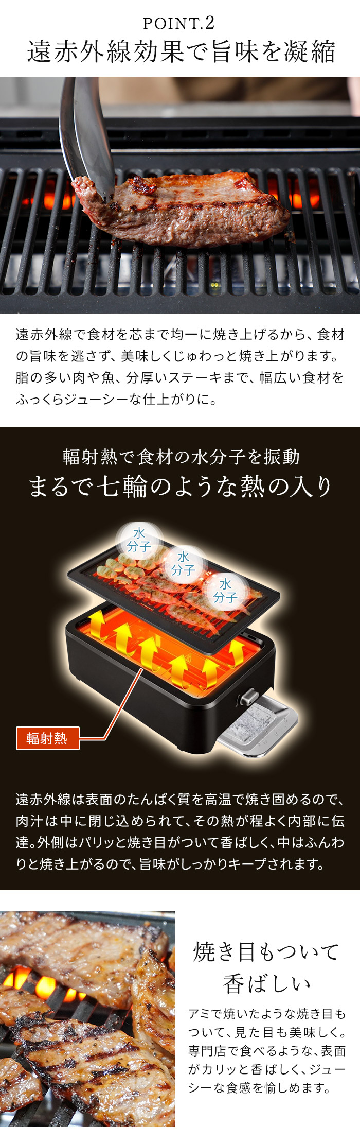 GLAMP. グランプ 超少煙グリル SG01 DX デラックス SG03 ホット