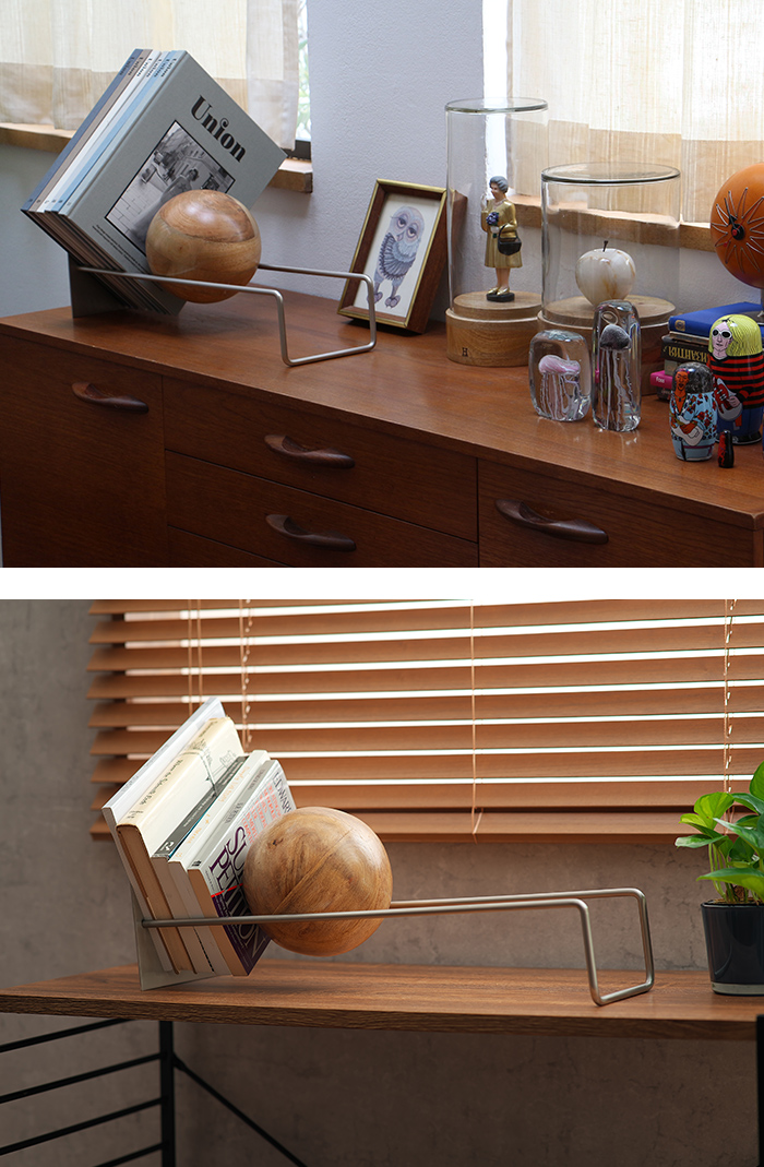 DETAIL（ディテール） スロープブックエンド SLOPE BOOKEND 本立て