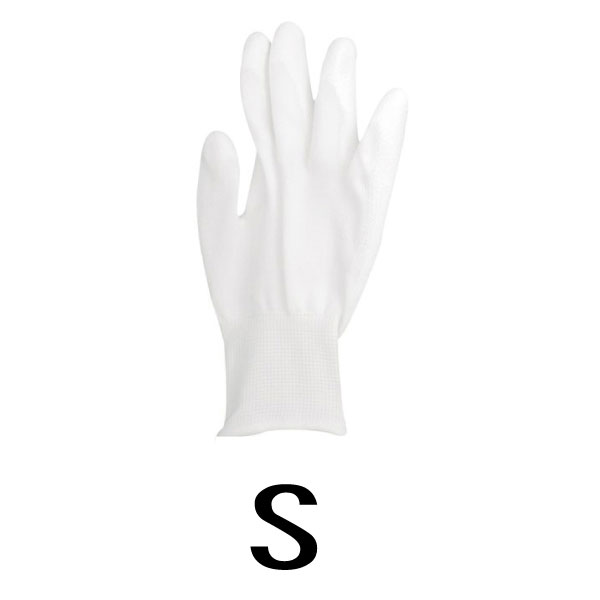ウレタン手袋　300双　背抜き手袋　手の平コーティング　まとめ買い　白　大量　ポリウレタン手袋　工場