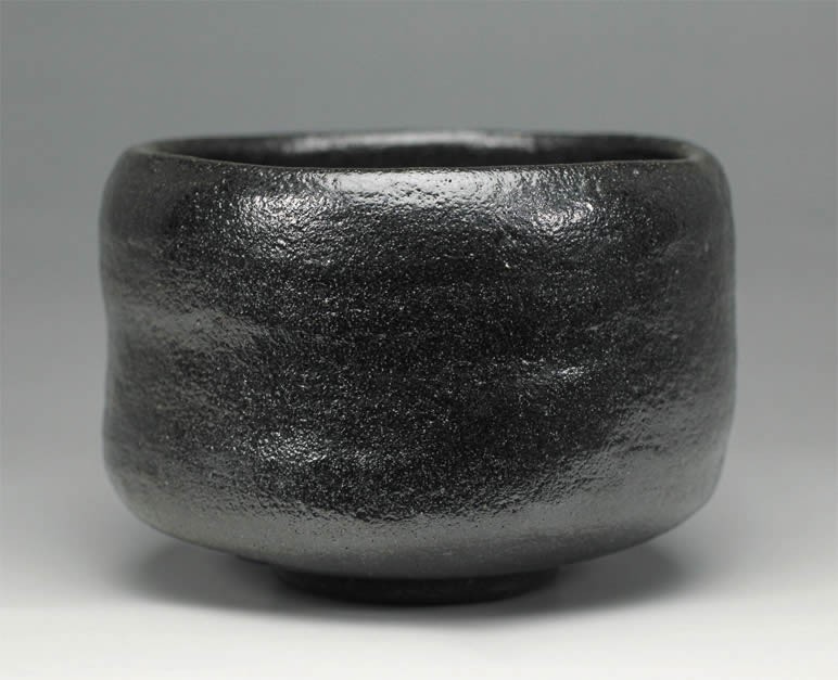 SALE／59%OFF】吉村楽入 2017年初春作品 長次郎「俊寛」写 黒楽茶碗