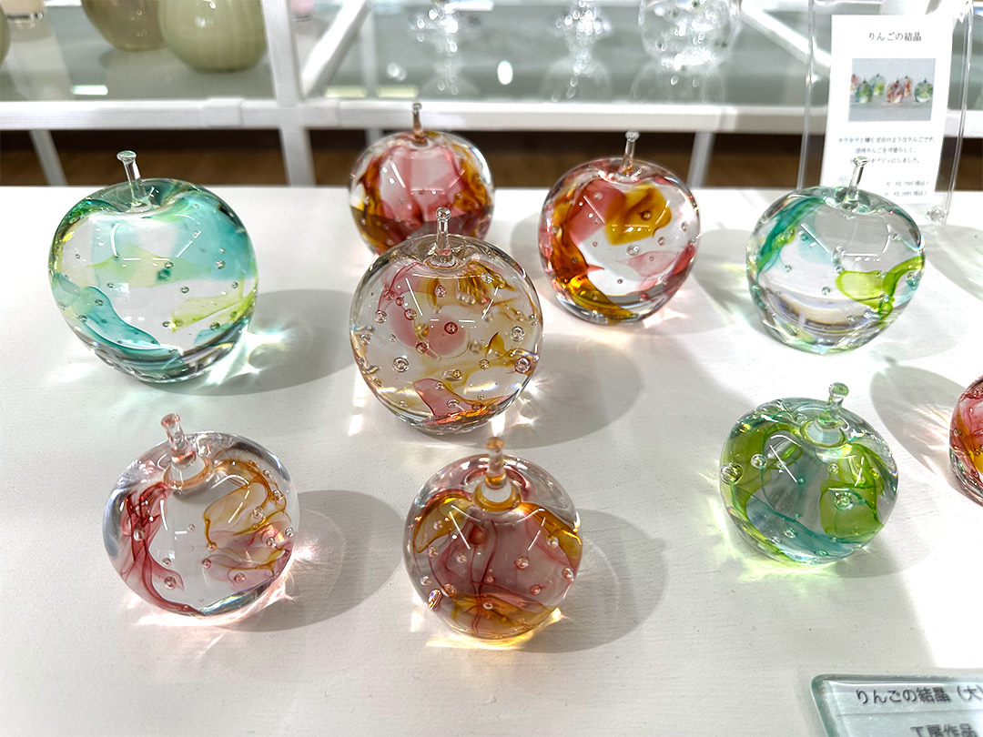 ガラスアート 白鳥（小）ガラス置物 ハンドメイド ガラスオブジェ
