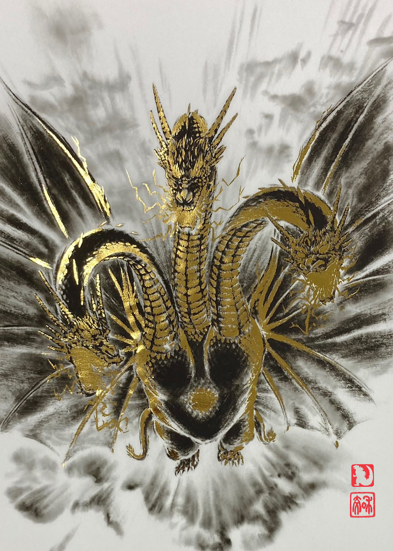 アートジャンキー　三頭獣王キングパカラ（クリアグリーンラメ) アートジャンキー 三頭獣王キングパカラ（クリアグリーンラメ