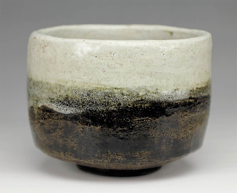 吉村楽入 2015年初春作品 楽入印 「不二山」写 黒楽茶碗 : raku2015