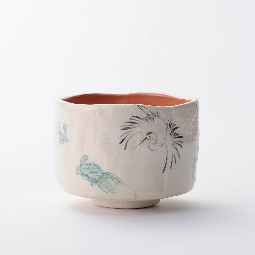 吉村楽入 2024年新春作品 慶事長寿 季節茶碗