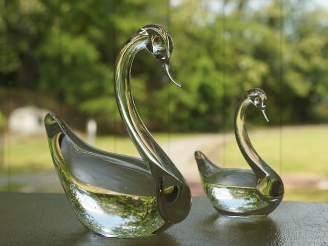 ガラスアート 白鳥（小）あり 通販 - 高品質なデザインと優れた機能性