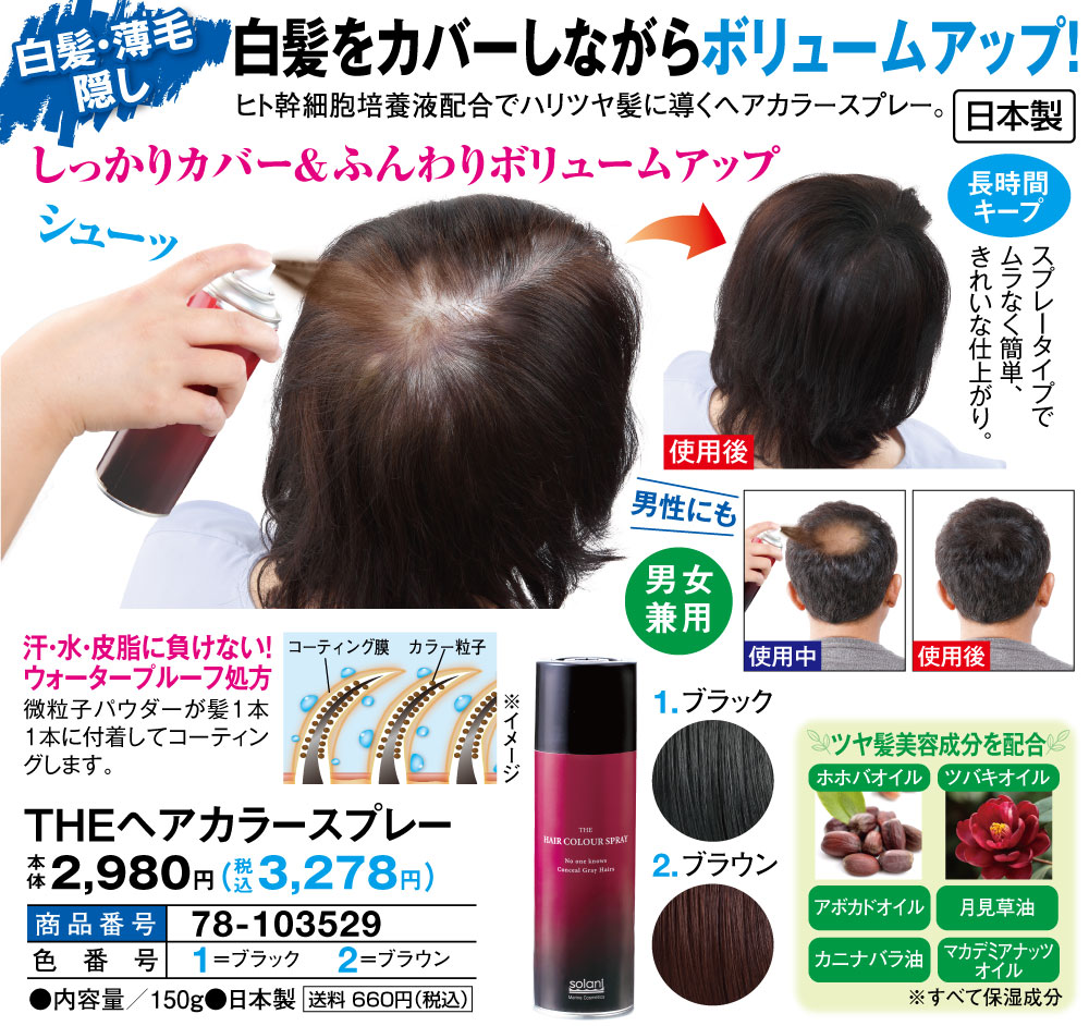 THEヘアカラースプレー - その他ヘアケア