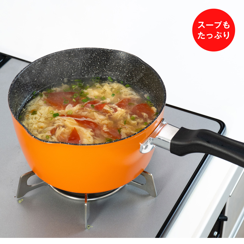 ギガフッカ IH対応超深型フライパン 24cm 和平フレイズ 超深型 フライパン 24cm ガス火・IH対応 焼く 揚げる 炒める 煮る PFOAフリー ふっ素樹脂加工 RB-3108 | 和平フレイズ | 03