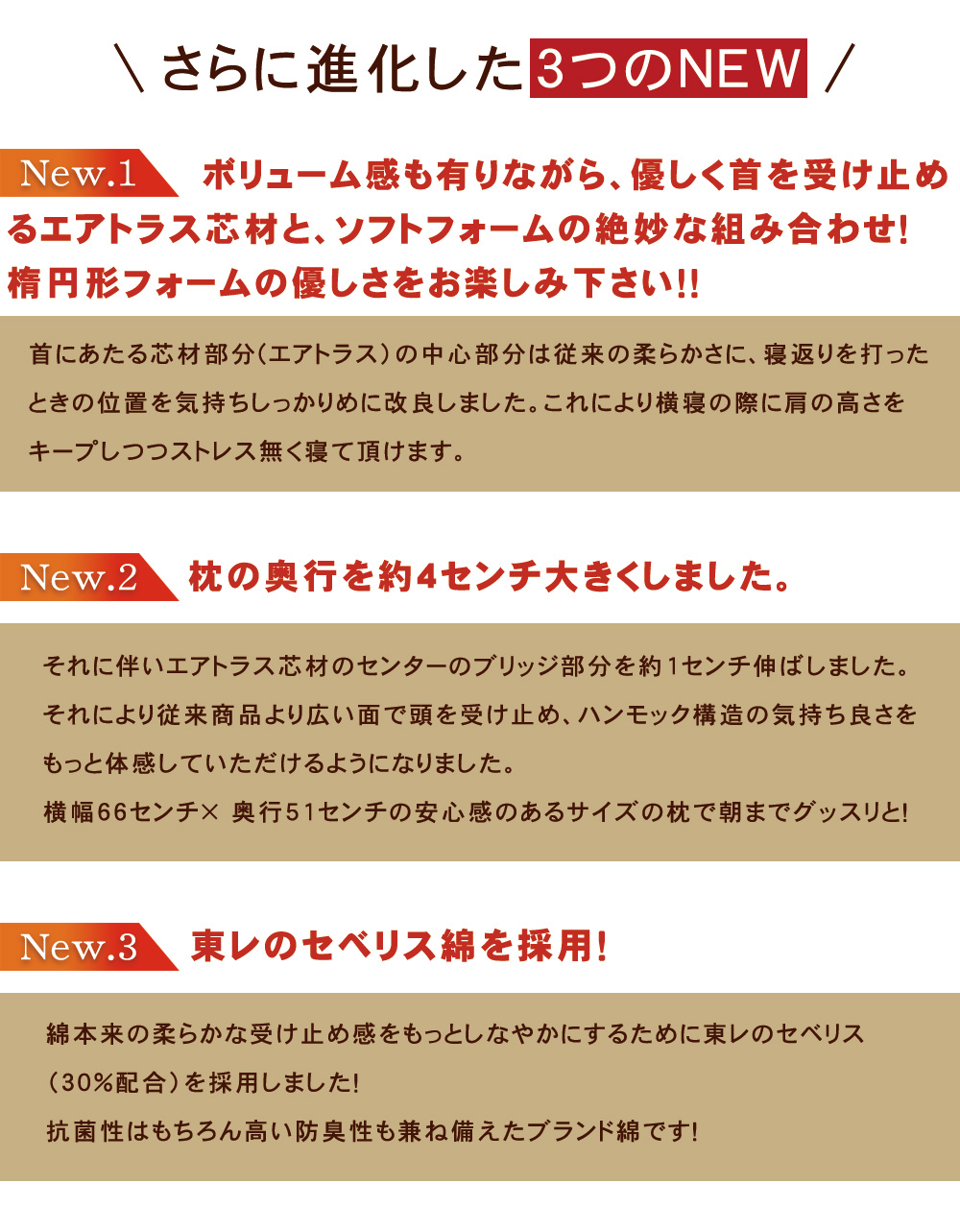 NEW ボディチューニングピロー エアトラス Pro 専用カバー/ベージュ 専用カバー/ホワイト |  | 04