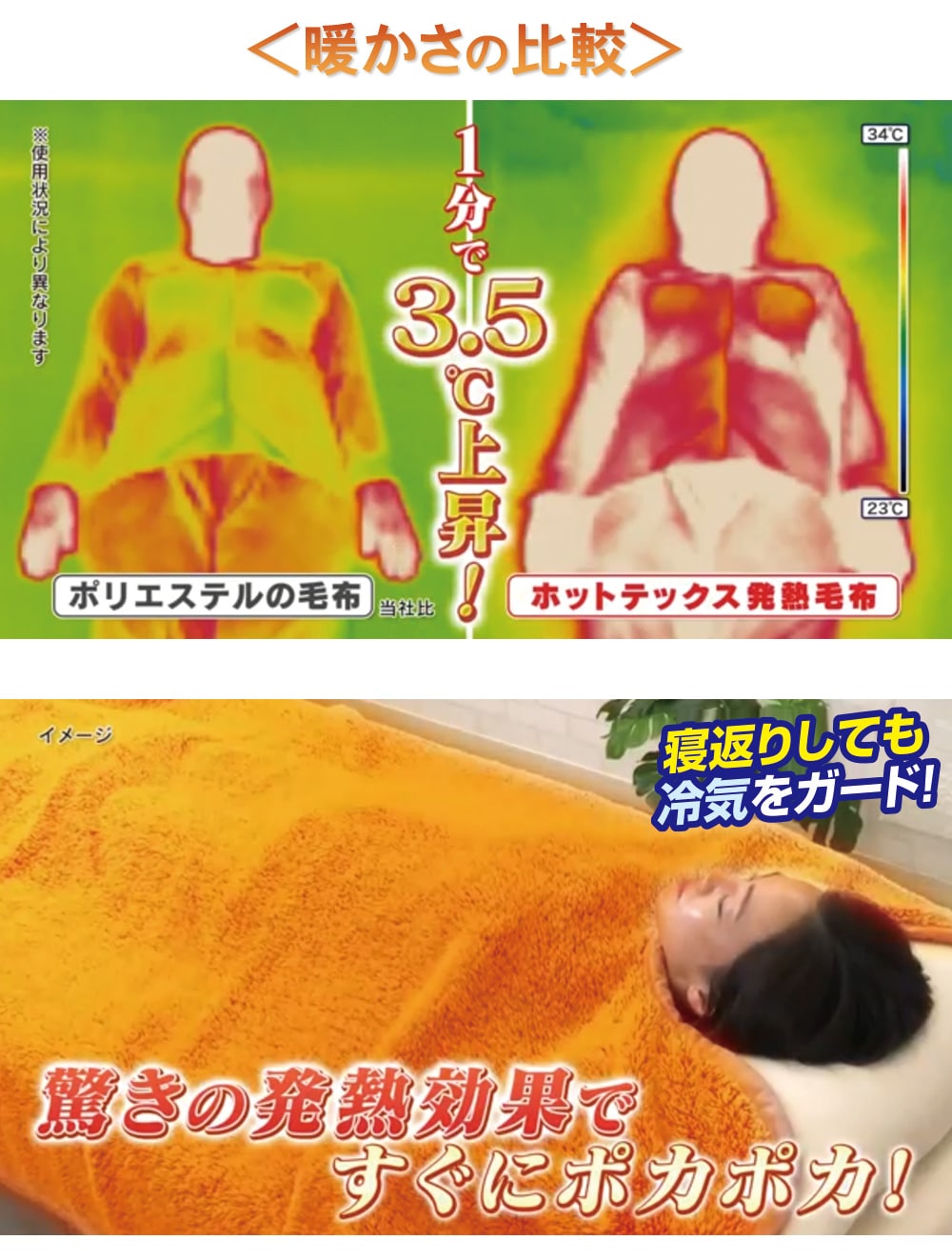 ホットテックス ミンクタッチ発熱毛布セット プラチナグレー ルビーレッド シングル／1セット |  | 04