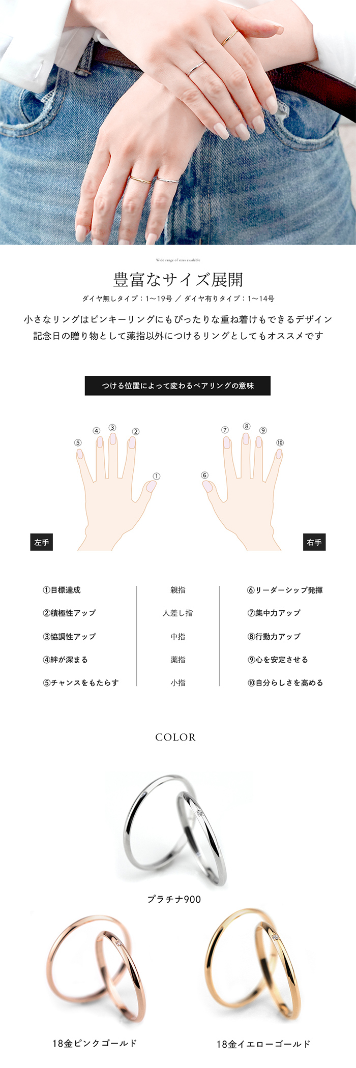 素材が選べる 貴金属 K18 YG Pt900 PG ピンクゴールド 指輪 結婚指輪 サプライズプレゼント クリスマス リング ペアリング 結婚指輪 結納 ギフト 細身