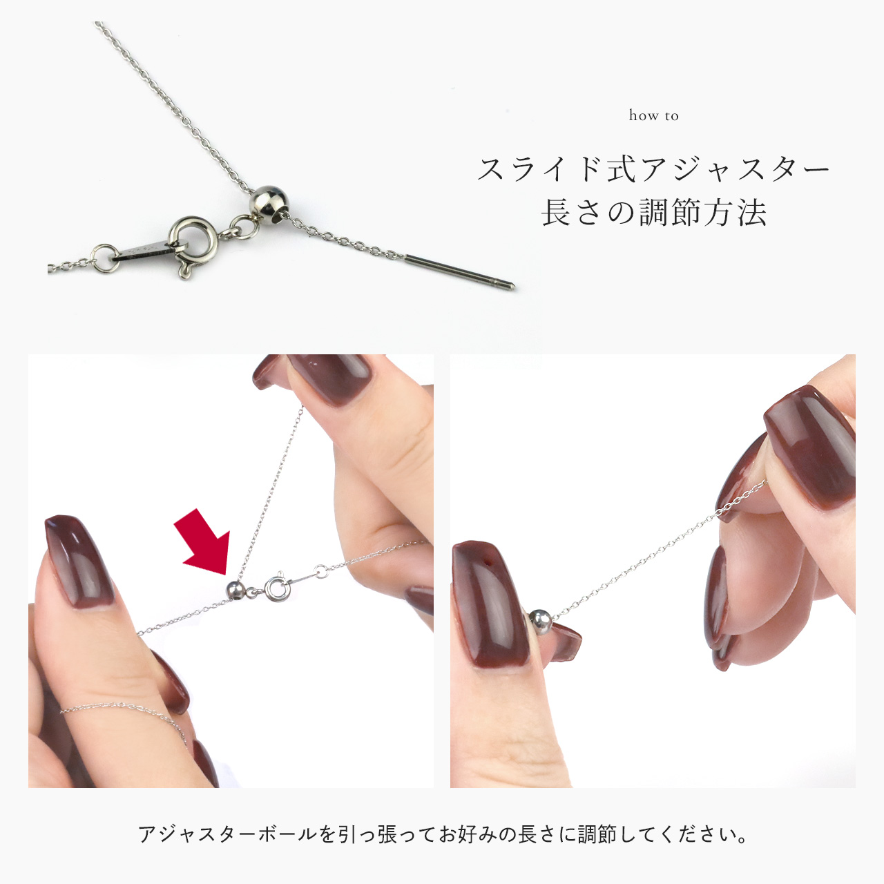 Red string ネックレス レディース つけっぱなし ステンレス