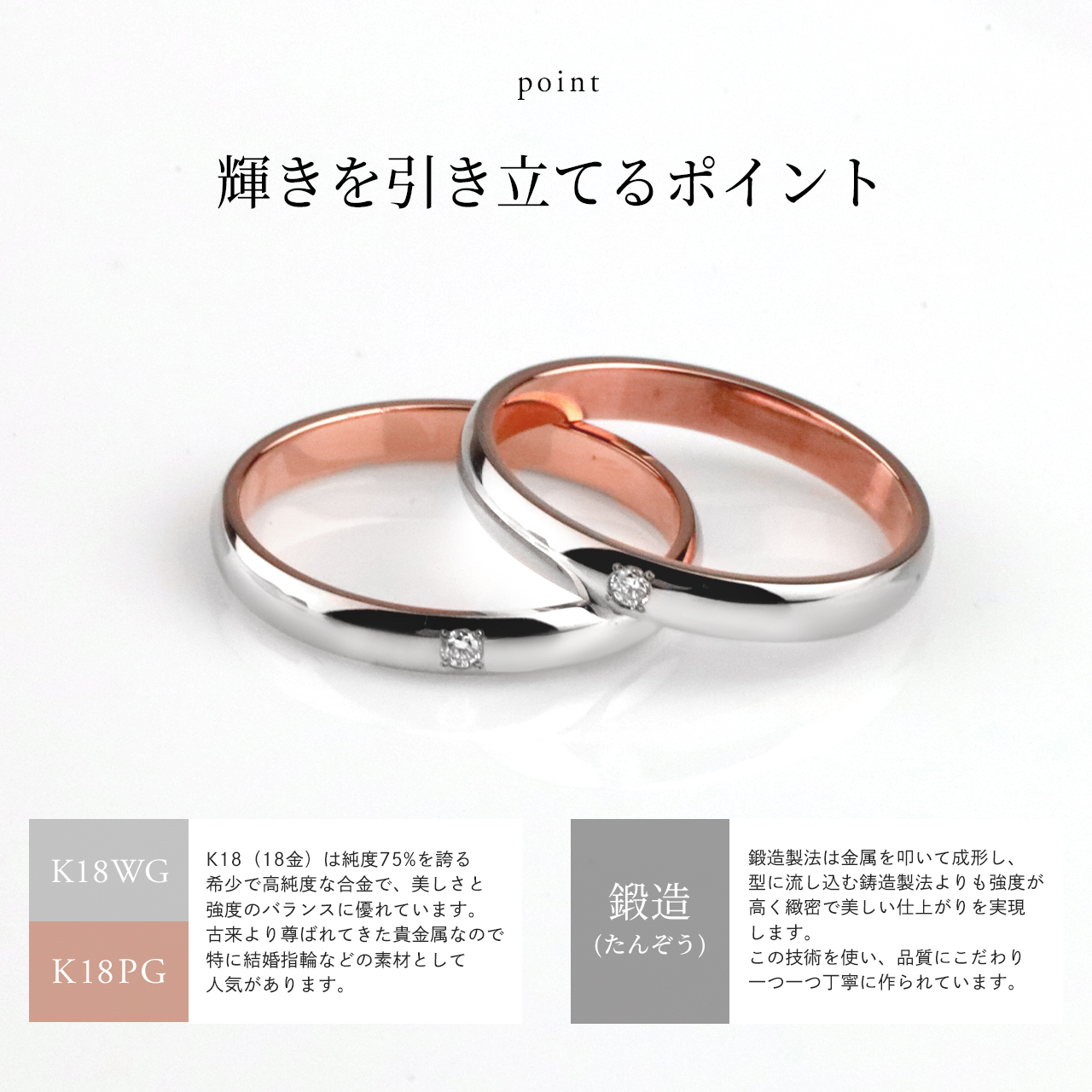 18金パイロット指輪 18金パイロット指輪 PILOT（パイロット） リング 指輪 マリッジ 結婚