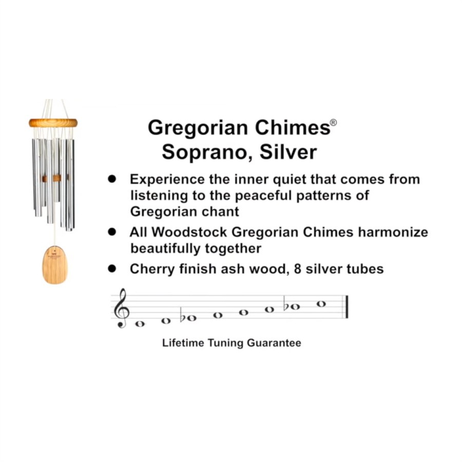 ウィンドチャイム グレゴリアンソプラノ ウッドストック