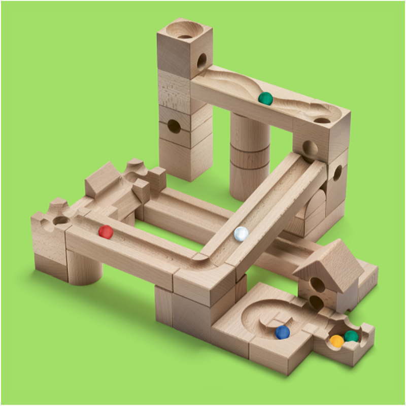 cuboro キュボロ ジュニア オリジナル遊び方作例付き 正規輸入品