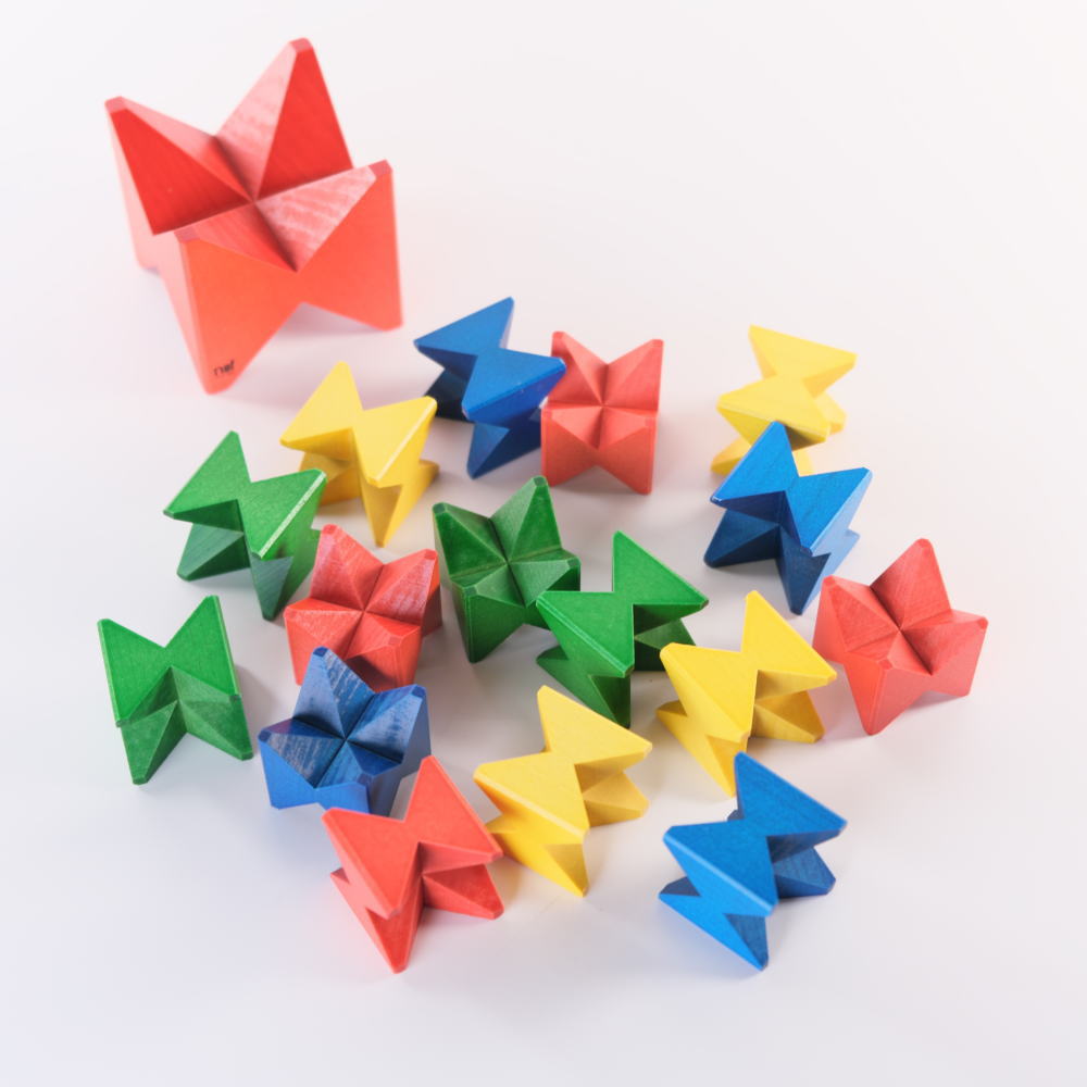 ネフ社の積木 ミニネフスピール・多色 Naef naefspiel 【正規輸入品