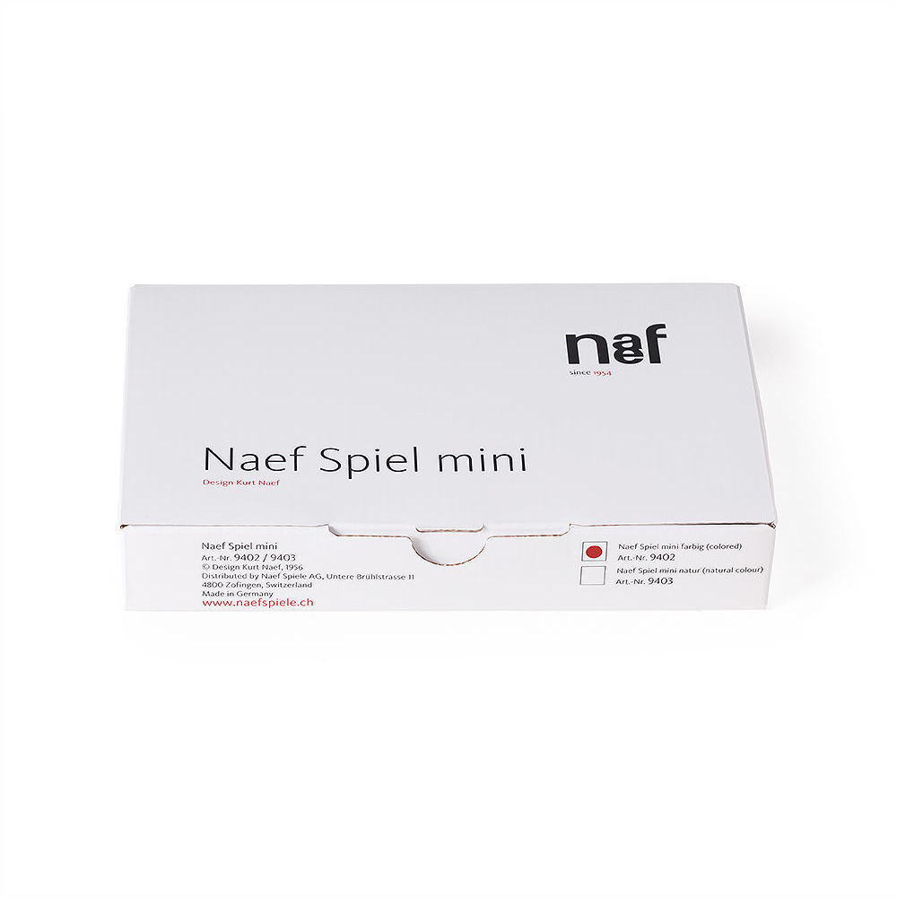 ネフ社の積木 ミニネフスピール・多色 Naef naefspiel 【正規輸入品