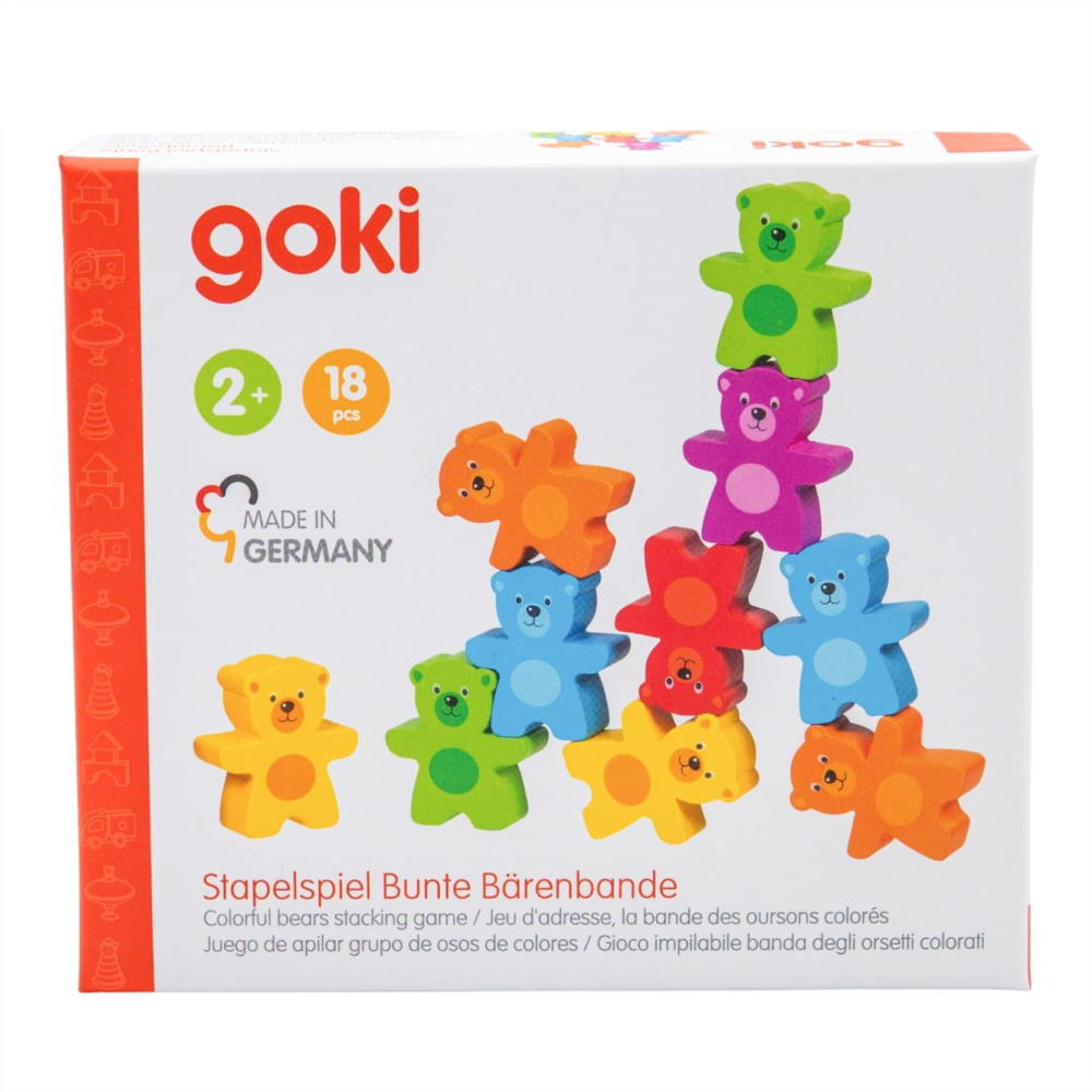 バランスくまさん GK8284 バランスゲーム 木のおもちゃ 積木 積み木