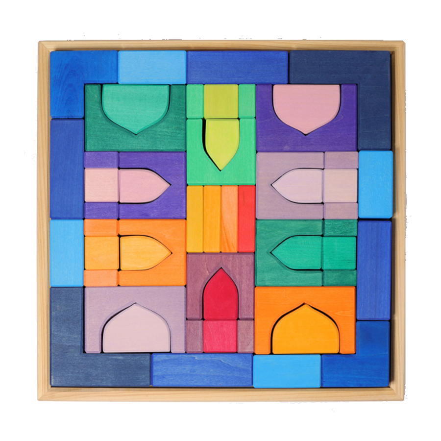 グリムスのアラビアンブロック アラビアンブロック 木のおもちゃ 積木 積み木 つみき 知育 玩具 出産