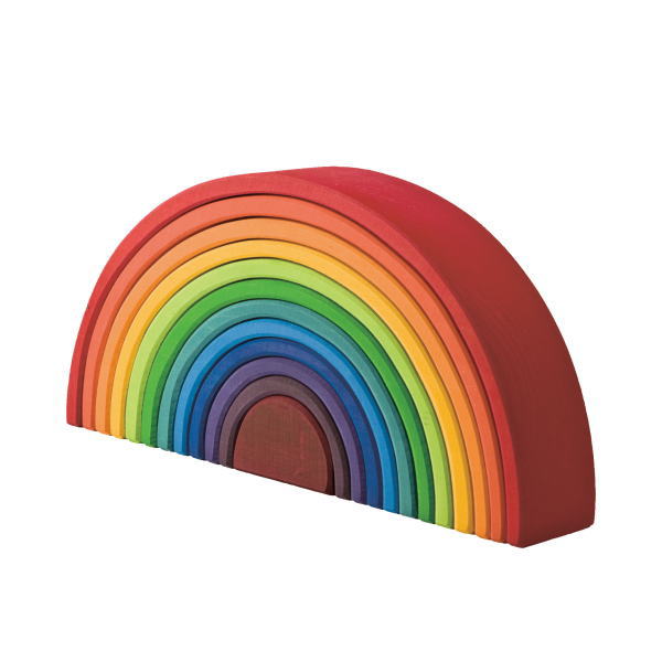 木製虹型知育玩具 積み木 楽天市場】積み木 日本製 虹いろつみ木 カラー | 誕生日プレゼント 名