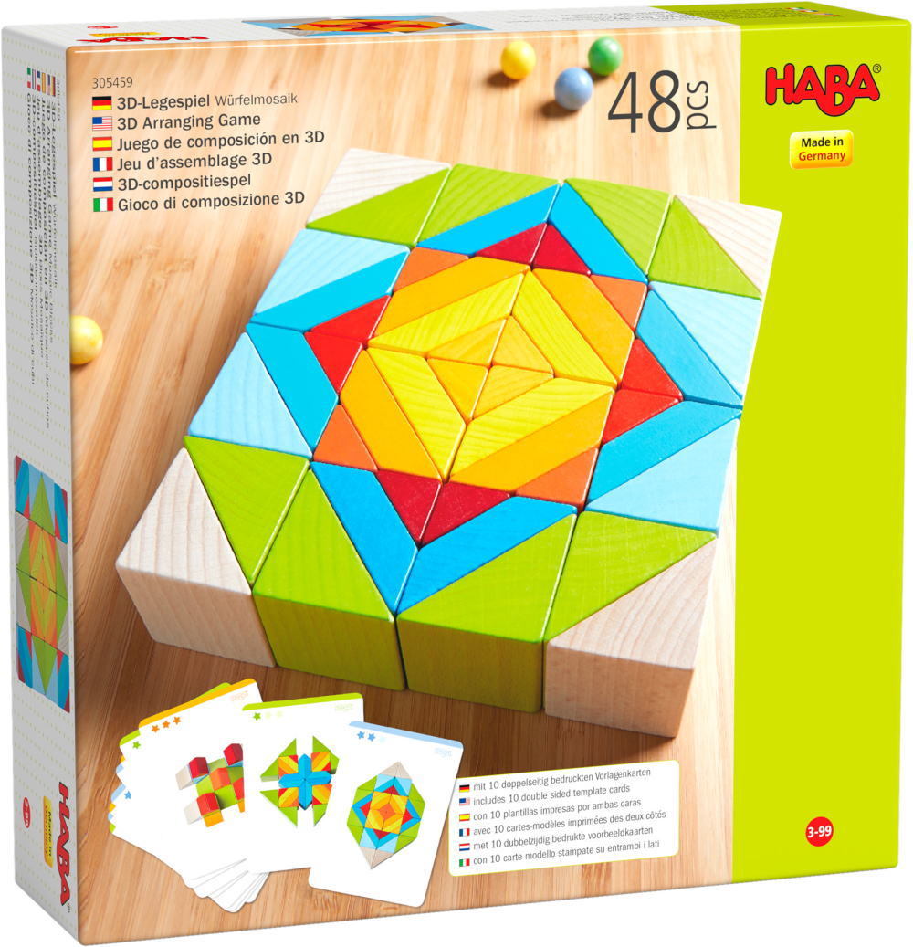 ハバ（HABA） ハバ・モザイクブロック HA305459 木のおもちゃ 積木