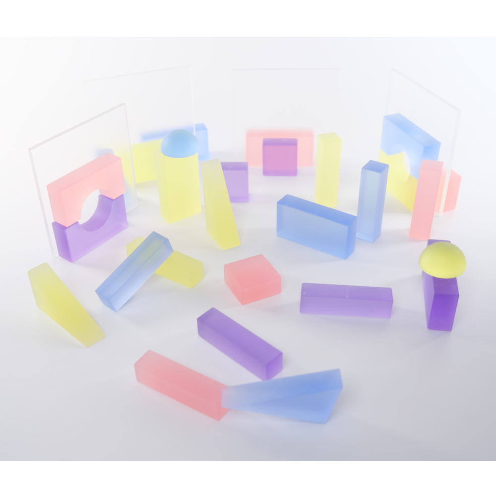 Lumi ブロック パステルカラー 【匠の国産 木箱 付き】 デュシマ社