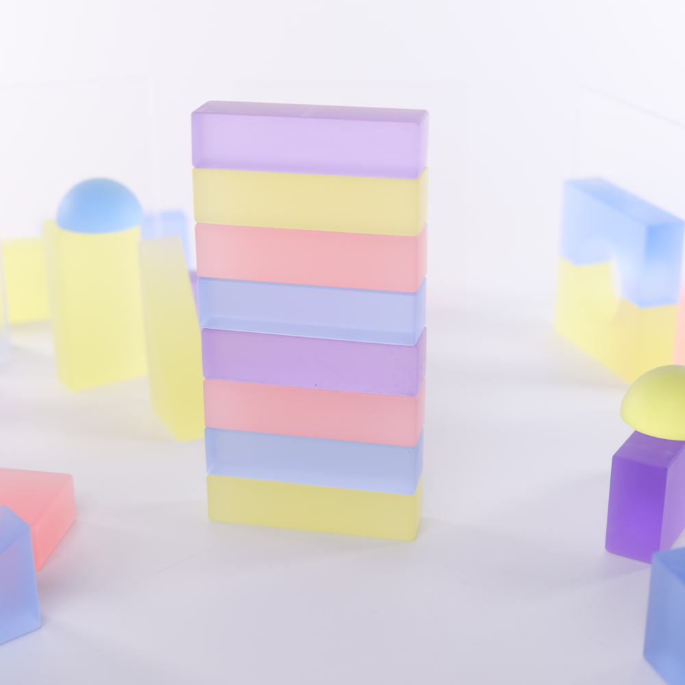 Lumi ブロック パステルカラー 【匠の国産 木箱 付き】 デュシマ社