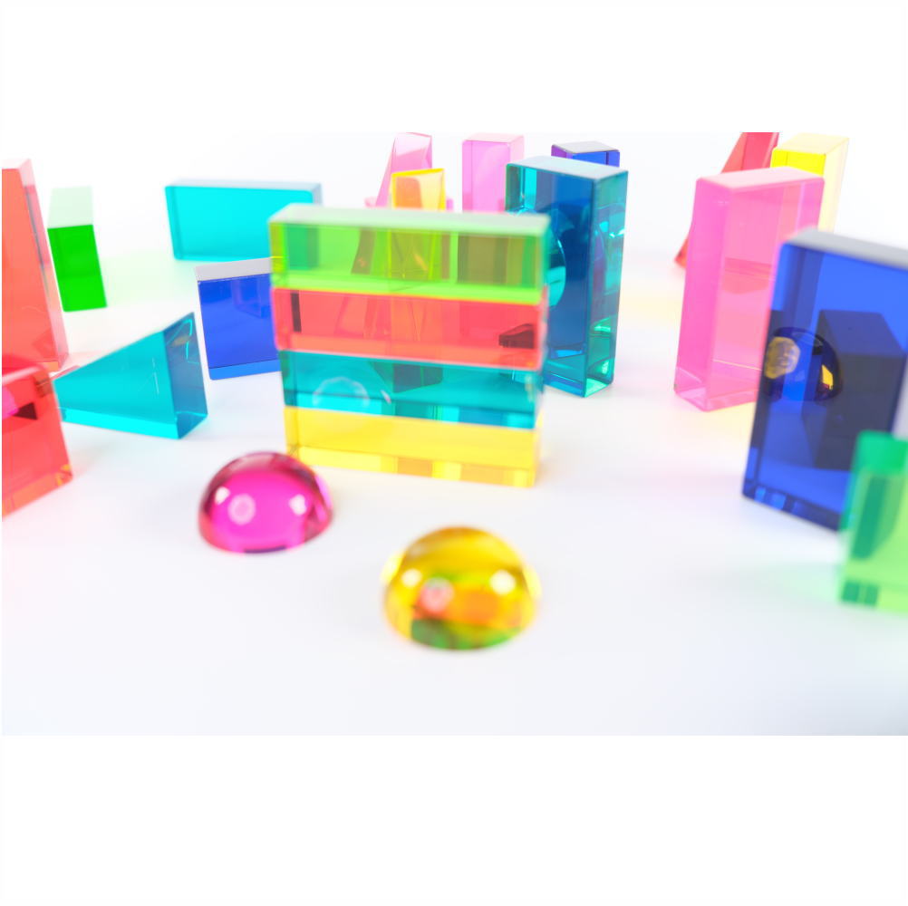 Luxy 知育玩具　デュシマ　積み木 Luxy ブロック カラー 【匠の国産 木箱 付き】 デュシマ社（ドイツ