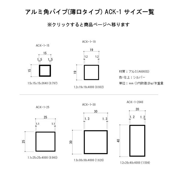 2021春の新作 アルミ角パイプ 角柱 角材 1.1ｘ25ｘ25ｘ4000mm アルマイトシルバー www.vintapix.mx