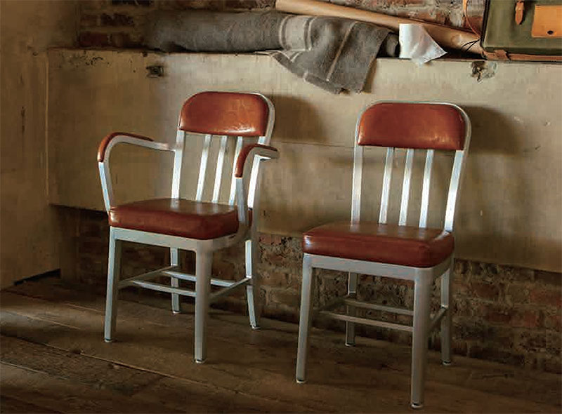 DULTON（ダルトン） アルミニウム チェアー ALUMINUM CHAIR アームレス