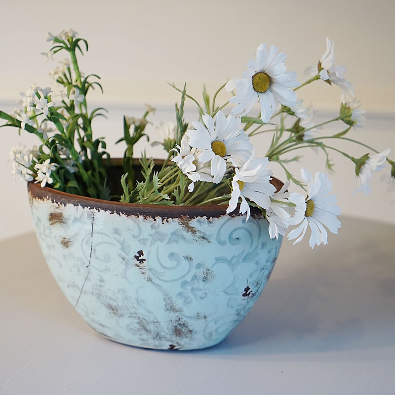コベントガーデン COVENT アイシー ターコイズ オーバルポット L 花瓶